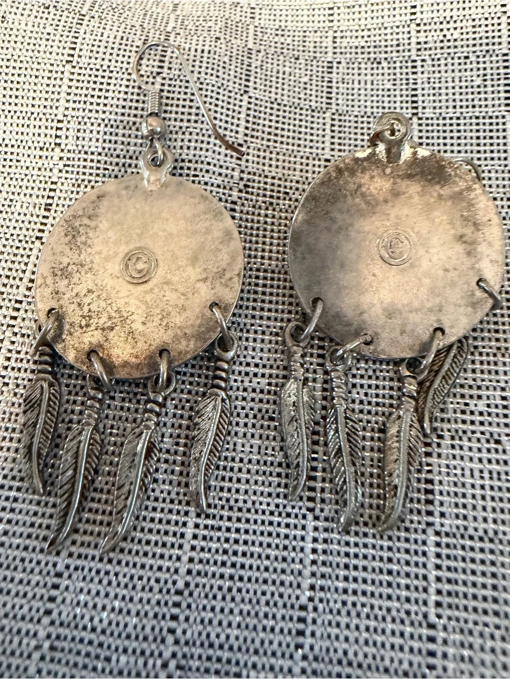 Four Pair Southwestern Style Earrings